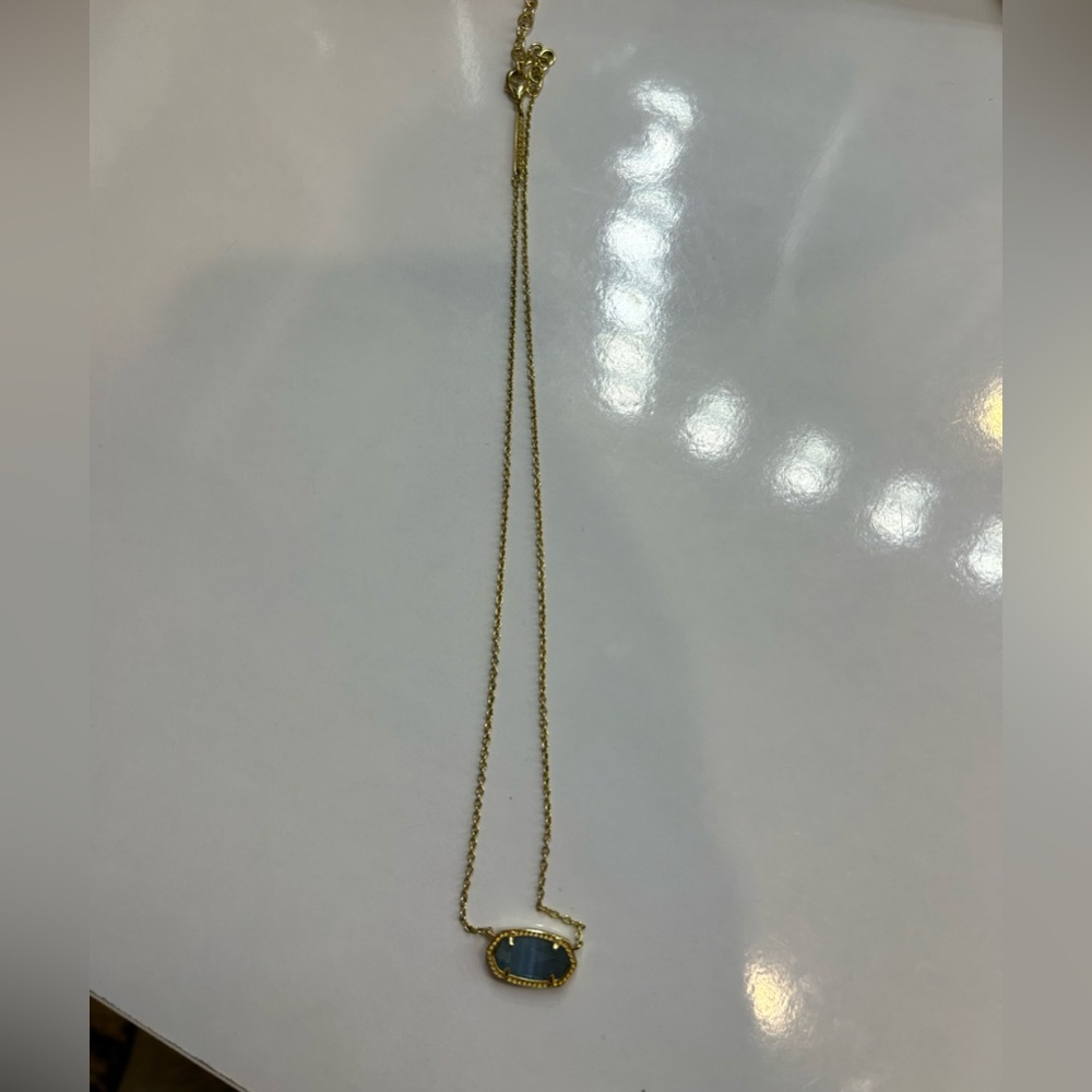 Kendra Scott Blue Stone Elisa Necklace
